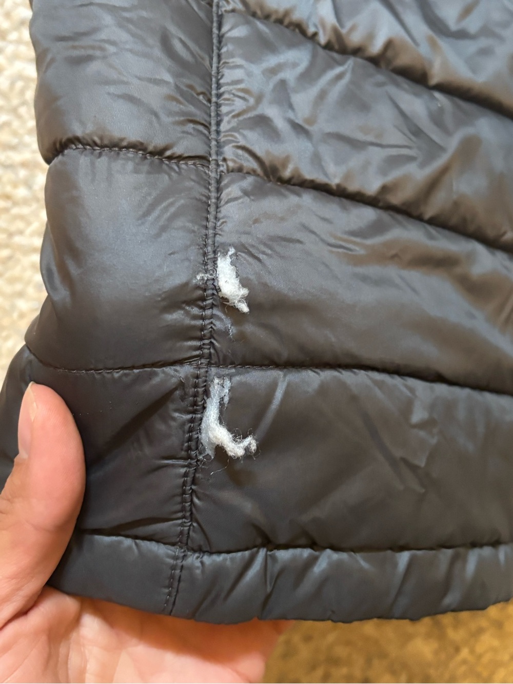 Patagonia Black Quilted Long Insulated Puffer Jacket - Picture 4 of 8